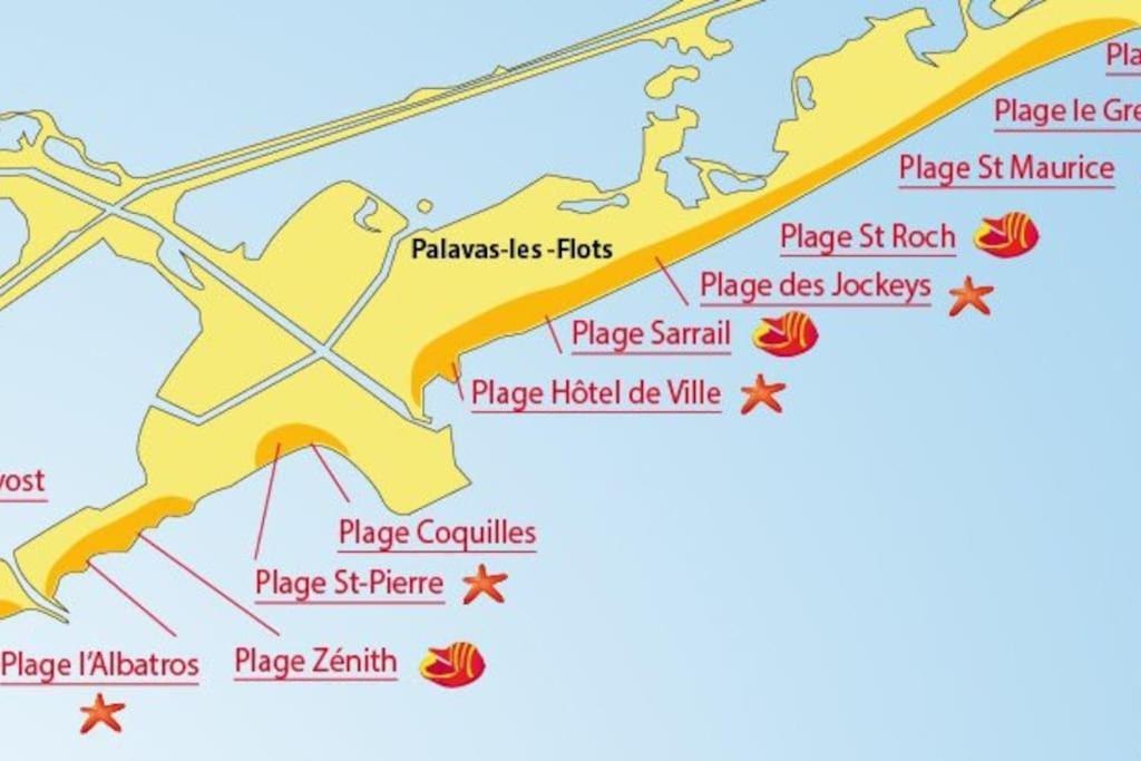 Appartement Palavas Les Flots T2 + Parking Prive Exterior photo